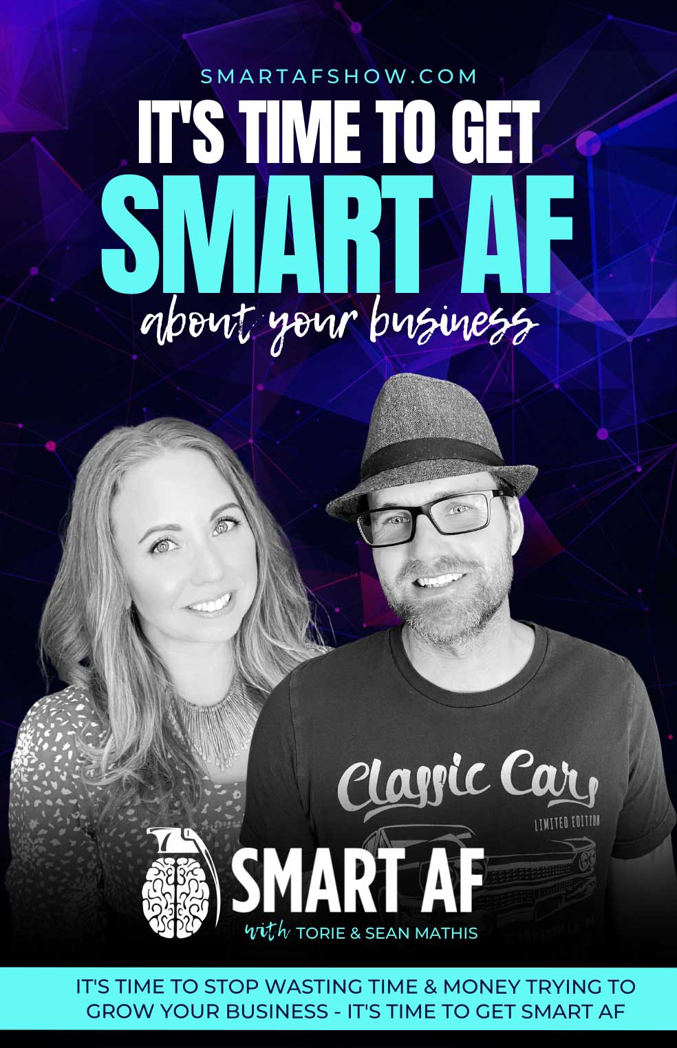 Watch Smart AF on YouTube - Best Marketing Podcast for Small Business Owners